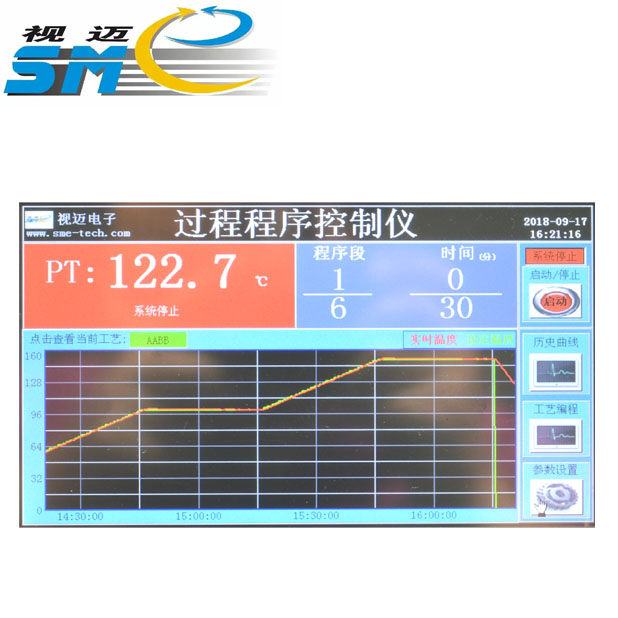 触摸屏过程程序控制记录仪【SmeTCR-P】