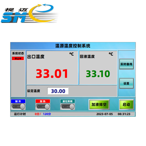 出口控温版-高低温一体机控制器